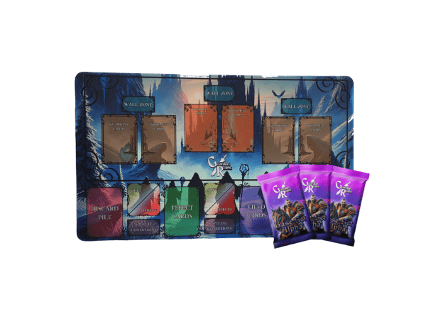 Guardian Realms TCG: Mage Guild Playmat Bundle – 3 Packs & Playmat