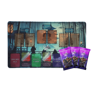 Guardian Realms TCG: Shadeclaw Syndicate Playmat Bundle – 3 Packs & Playmat