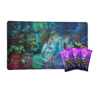 Guardian Realms TCG: Turtkin Playmat Bundle – 3 Packs & Playmat